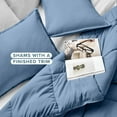 thumbnail image 5 of Bare Home Down Alternative Comforter Set - 3-Pieces - All Seasons - Full, Coronet Blue, 5 of 9
