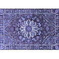 thumbnail image 1 of Ahgly Company Machine Washable Indoor Rectangle Persian Blue Traditional Area Rugs, 5' x 8', 1 of 4