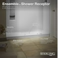 thumbnail image 3 of Sterling 72181110 Ensemble 60" Shower Receptor - White, 3 of 3