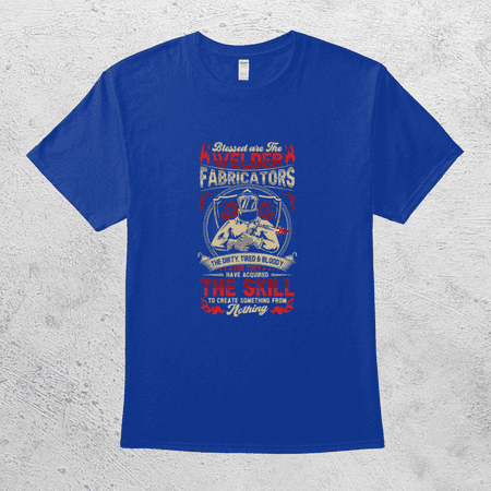 

Blessed Are The Welder Fabricators Welding Gift Shirt