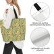 thumbnail image 3 of Fotbe Taco Bolsa Tote Estética de Lona con Estampado para Mujer - Bolsa Reutilizable de Hombro Casual para Vacaciones, Compras, Trabajo y Gimnasio, 3 of 8