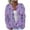 B Purple, variant on Idoravan Womens Cardigans Dressy Casual with Buttons Women's Casual Printed Knitted Cardigan Button Coat Black XXL