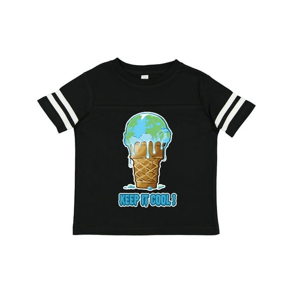 Inktastic Keep It Cool Melting Earth Ice Cream Cone Boys or Girls Toddler T-Shirt