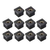Uxcell 6-Pack Inserts for Round Tubes with M8 Thread, 1