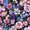 Pink and Purple Flowers, variant on Yayeee Kitchen Valance Rod Pocket 54" x 18" Living Room Window Curtain, Soft Pinks Flowers