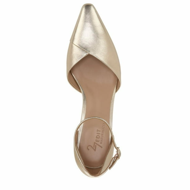 27 Edit DANICA CHAMPAGNE LEATHER SHOE Walmart