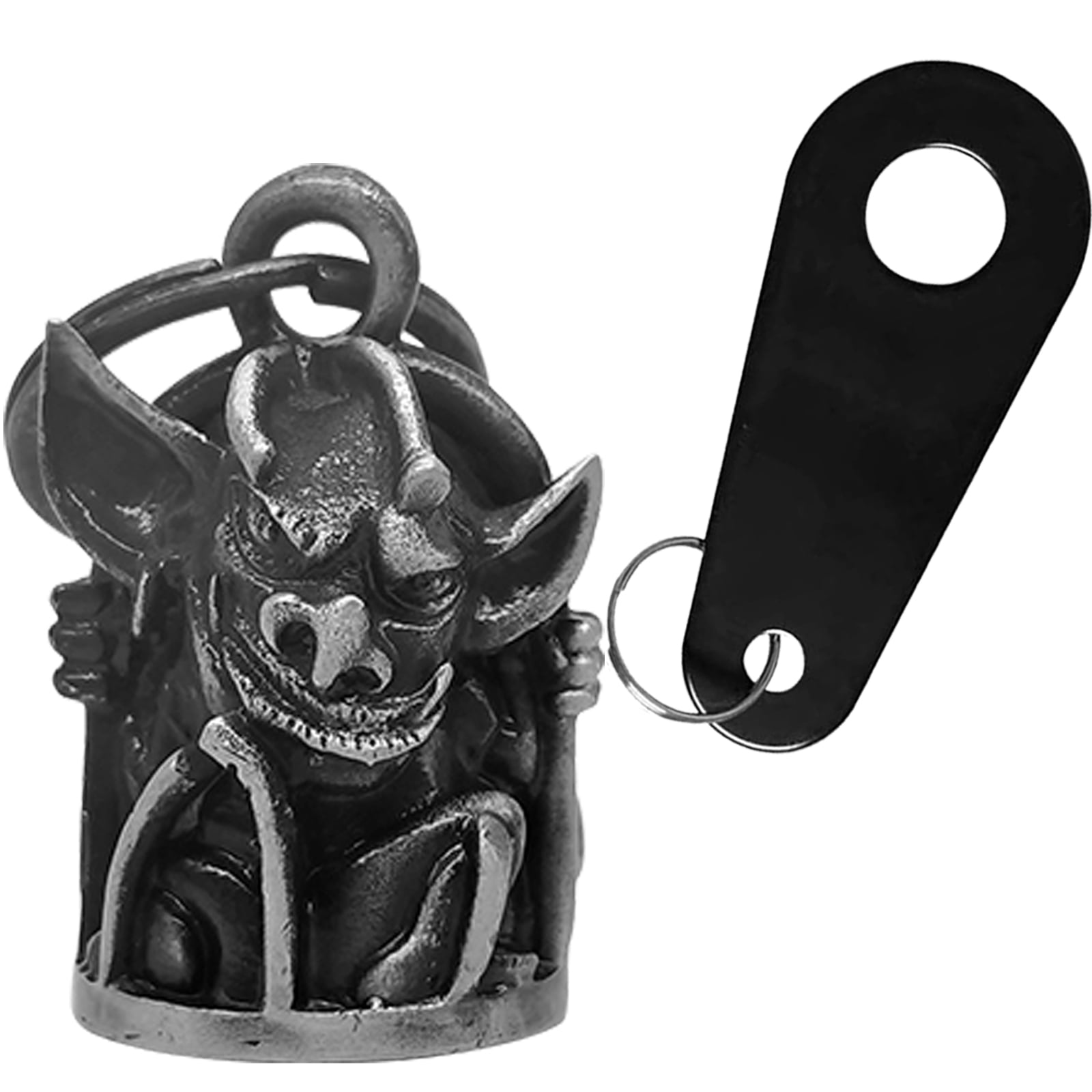 Motorcycle Bell for Bikers Women Men W/ Hanger, Biker Bell for Riders