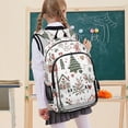 thumbnail image 7 of FORMRS Unisex School Backpack 17" Student Travel Bag with Laptop Compartment, White Nordic Christmas House, 7 of 7
