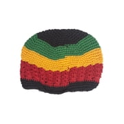 Hand Crocheted Beanie, Rasta