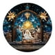 thumbnail image 2 of Round Acrylic Christmas Jesu Decoration Reveal Hanging Plaques Holiday Wall Decoration, 2 of 5
