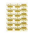 thumbnail image 1 of Wdftyju 18 Uds./hoja pegatinas de calcomanías de pared de corona Simple decoración de dormitorio de habitación de bebé (dorado) Wdftyju 1zk9zg0jl2wk3ew5D01, 1 of 9