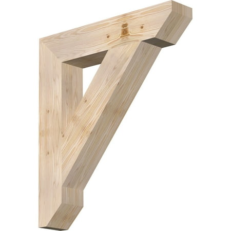 

Ekena Millwork 5 1/2 W x 30 D x 34 H Traditional Slat Smooth Bracket Douglas Fir
