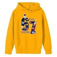 thumbnail image 5 of Fiaer Planet Printed Day of School 6 7 Long Sleeve Hoodies Six Seven Hooded Sweatshirt Casual Soft Crew Neck Basic Tops,Size 1-12 Years Yellow 160, 5 of 5