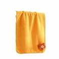 thumbnail image 2 of Toalla de Terciopelo Coral Xihbxyly Bordada con girasoles Absorbente espesa, 2 of 6