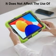 thumbnail image 4 of For Xiaomi Redmi Pad SE 8.7 inch 2024, 360 Rotating Shockproof Cover with Stand, Screen Protector, Shoulder Strap, Lime, 4 of 7