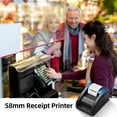 thumbnail image 3 of Mistaha Z58B 58mm Desktop Thermal Receipt Printer with USB and Bluetooth Connectivity - Supports Android/iOS/Windows, High Speed Printing, Compact Design - Includes 57*30mm Thermal Paper, 100-240V US, 3 of 7