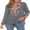 Grey, variant on Embroidered Tops Long Sleeve Women's Mexican Boho Peasant Casual Loose Tunics Fall Blouse Shirts for Women
