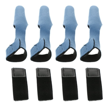 Blue Fishing Rod Protection Sleeves High Elastic Guard Caps for Portable Rod Carrying and Tool