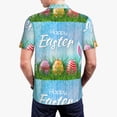 thumbnail image 6 of Wukai Happy Easter Men’s Polo Shirts,Quick-Dry Athletic Shirt,Classic Fit Shirts-3X-Large, 6 of 8