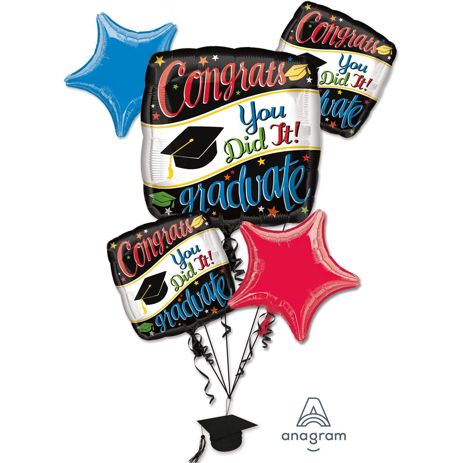 30 Anagram International Giants Spirit Stick Ci Package Party Balloons Multicolor