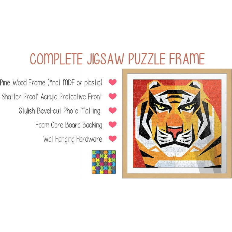 Mod Podge Jigsaw Puzzle Frame Kit For Puzzles Measuring 18x24 Inches