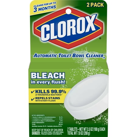 Clorox Automatic Toilet Bowl Cleaner, 3.5 oz, 2 pk