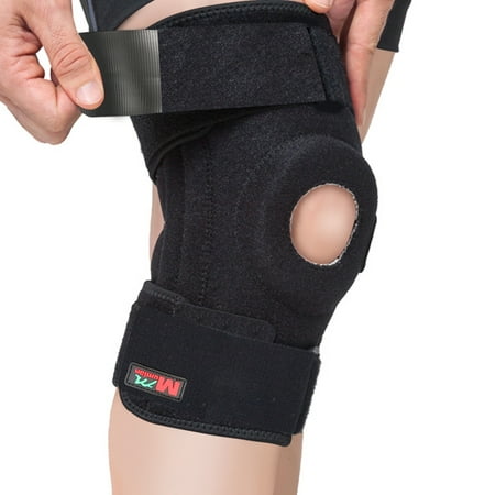 SGODDE 4 Springs Support Knee Sleeve, Single Knee Wraps Braces for Pain Relief, Meniscus Tear, Arthritis, Injury, Running, and Joint Pain - Best Knee Sleeve -