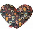 thumbnail image 2 of Mirage Pet 1200-CTYHT8 Gray Feathers Wanderlust Canvas Heart Dog Toy - 8 in., 2 of 2