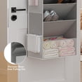 thumbnail image 6 of Over the Door Shoe Organizer, Hanging Closet Shoe Storage with Large Deep Pockets, 8-layer shoe shelf, Fits 16–24 Pairs of Sneakers, Sandals, High heel, Boots, Gray, 6 of 8
