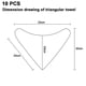 thumbnail image 2 of Baby Bandana Drool Bibs 10-pack Baby Bibs For Boys, Girls, Unisex For Teething And Drooling, 2 of 5