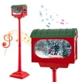 thumbnail image 1 of Gymax  5 Ft Christmas Street Lamp Sound Activated Indoor Street Light w/ Colorful LED Lights, 1 of 9