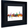 thumbnail image 2 of Trademark Fine Art "Pretoria South Africa Skyline" Canvas Art by Michael Tompsett Black Matte, Black Frame, 2 of 4