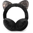 thumbnail image 1 of Cache-oreilles pour l'Hiver Mignons Cache-Oreilles Chat Peluche Chauds Cache-Oreilles Accessoires d'Hiver pour Femmes Filles Couvre-Oreilles d'Extérieur, 1 of 7