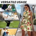 thumbnail image 6 of Uorisanigo Green Hummingbird Matching Couple Outfits Golf Shirts for Men 1/4 Zip Dry Fit Short Sleeve Collared Shirt Women's Sleeveless Golf Dress Built in Shorts for Tennis Workout Size XL, 6 of 8