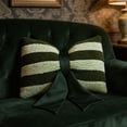 thumbnail image 4 of Bow Pillow Faux Striped Throw Pillow with Core 30x45cm Modern Cute Cushion for Sofa Bed, 4 of 8