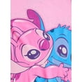 thumbnail image 2 of Stitch and Angel Girls Gradient Rhinestone Character Graphic Tank Top, Sizes 4-16, 2 of 3