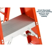 Louisville Ladder 2 Fiberglass Step Stand, 8 Reach, 300 lbs Load Capacity, FY8002