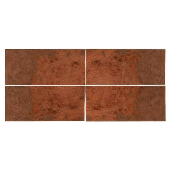 Maple Burl 4 Way Match Veneer Pack, 8x18 4pc
