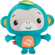 Fisher-Price Music & Sounds Monkey Plush Infant Sensory Toy for Ages 6+ months