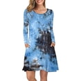 thumbnail image 1 of Vestidos casuales de manga larga con bolsillos para mujer Fokelyi LRWJ1046-15, 1 of 6