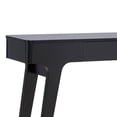 thumbnail image 2 of Lue 47 Inch Wood Console Sofa Table, 1 Drawer, Bottom Shelf, Black, 2 of 5