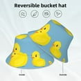 thumbnail image 6 of Balery Cute Ducky Sun Hats for Men Women Bucket Hat UPF 50+ Buckey Hat Boonie Hat Foldable UV Protection Hiking Beach Fishing Summer, 6 of 9