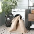 thumbnail image 3 of SAFAVIEH Loft Kalya Solid Machine Washable Runner Rug, Beige, 2'3" x 9', 3 of 8