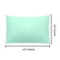 thumbnail image 6 of PiccoCasa 2 Pack Microfiber Pillowcases 20"x26" Envelope Closure Pillow Covers, Brook Green, 6 of 6