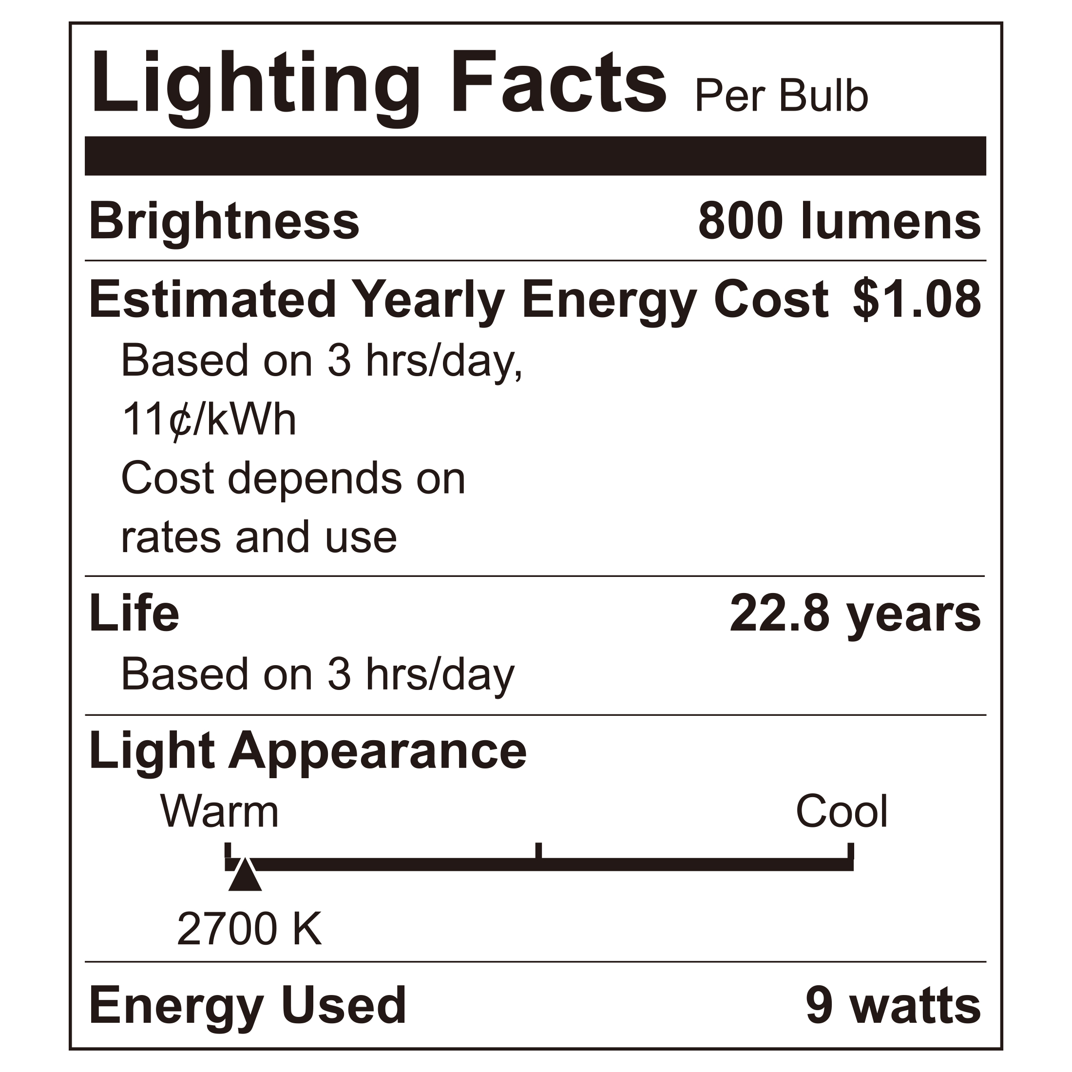 Great Value Dusk-to-Dawn A19 LED Bulbs, 2-Pack photo 7