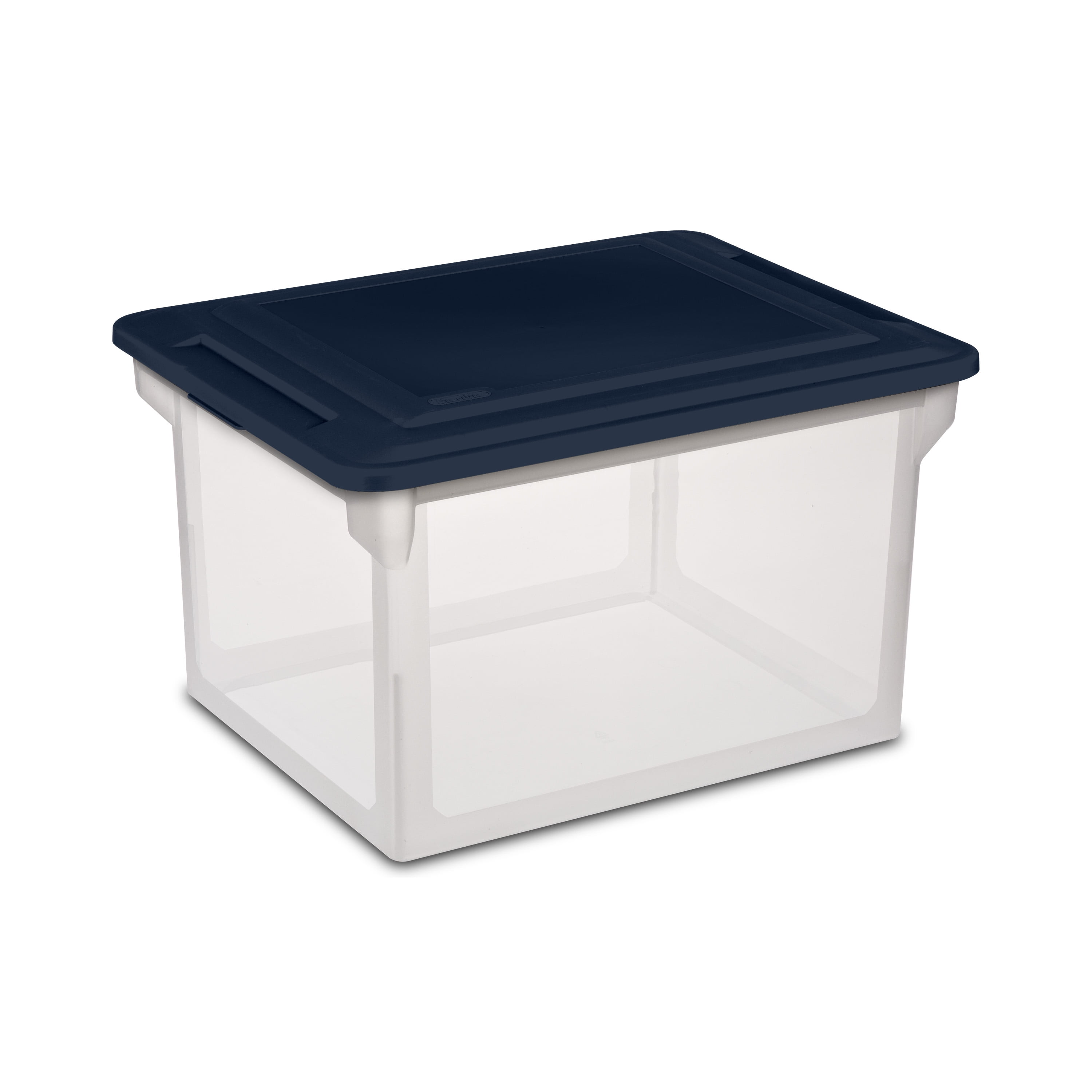 Sterilite File Box Blue Cove