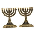 thumbnail image 4 of HOMEMAXS  2 Pcs Holy Cups for Worship Desk Vintage Candelabra Decor Travel Work Golden, 4 of 8