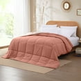 thumbnail image 2 of Modern Threads Reversible Rosewood & Rose All-Season Down Alternative Adult Bed Comforter, Queen, 2 of 8