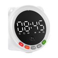 thumbnail image 1 of maskred Wireless Speaker Timing Device Space Saving Household Accessories Lightweight Multipurpose Music Player Alarm Clock Sensor/White, 1 of 6