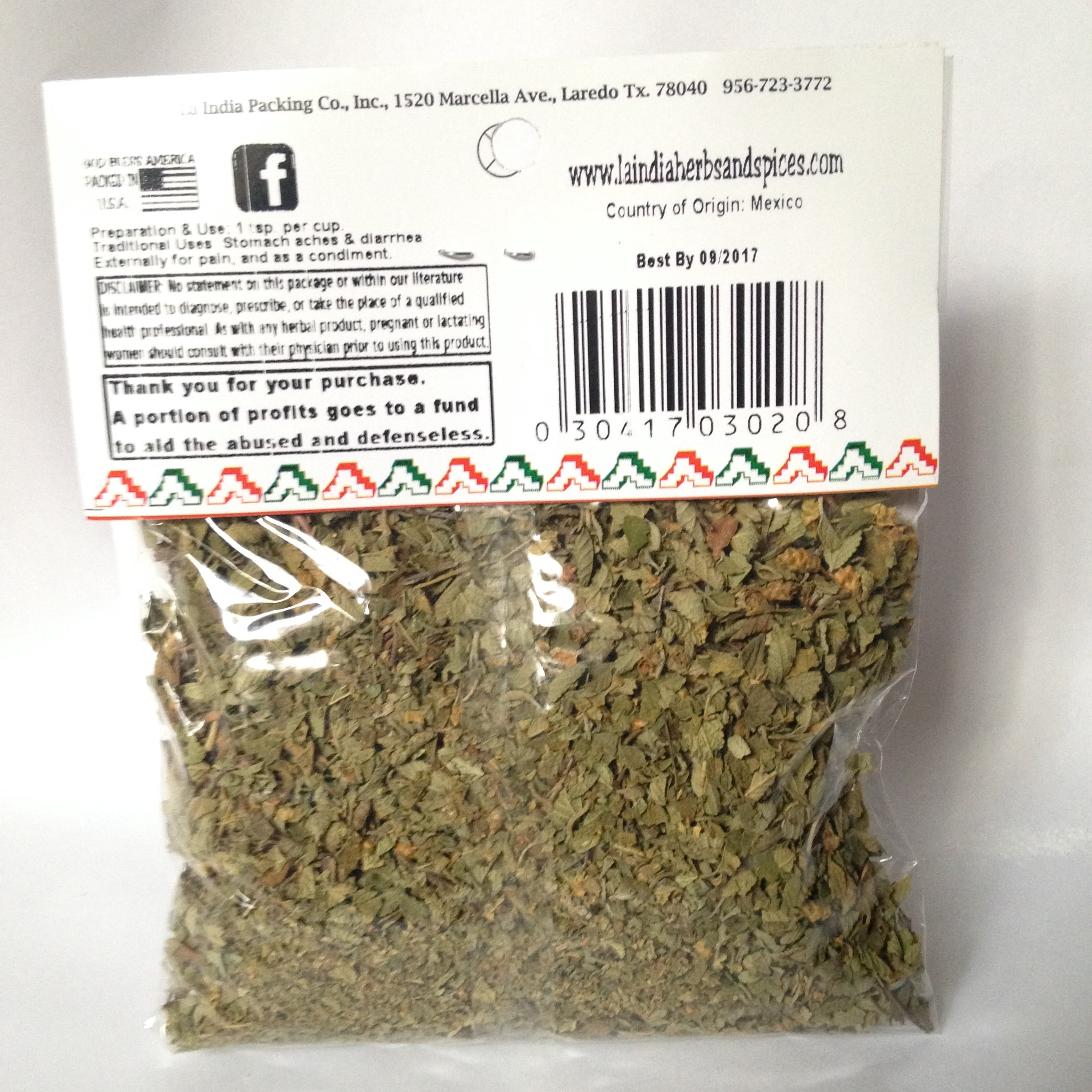 La India Whole Oregano, 75 oz
